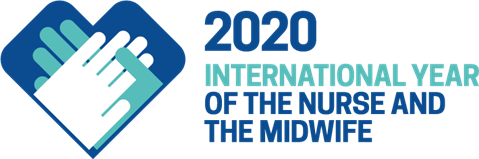 2020 international year of the nurse and the midwife badge