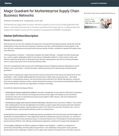 Gartner MQ Landing Page