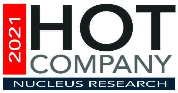 2021 hot company nucleus research graphic