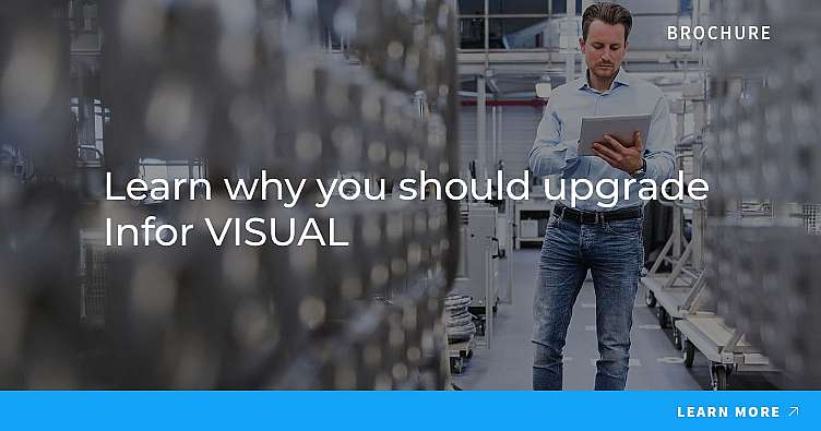 5 reasons to upgrade your ERP | Infor Visual upgrade brochure | Infor