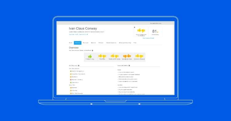Talent Science Predictive Assessment For Hiring Development Software Infor