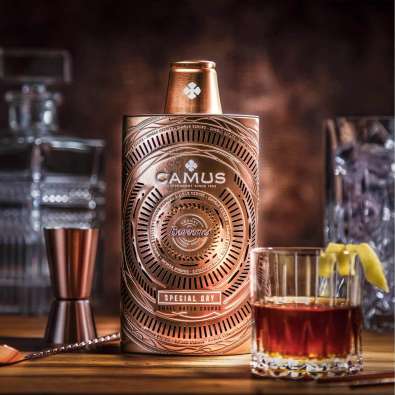 La Maison Camus cognac bottle
