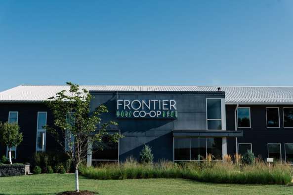 photo of the outside of the frontier co-op building