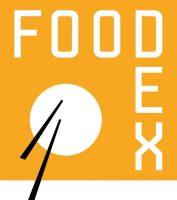 orange and white foodex logo