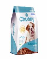 photo of a bag of chunky dog food