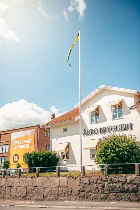 photo of the outside of the Åbro Bryggeri