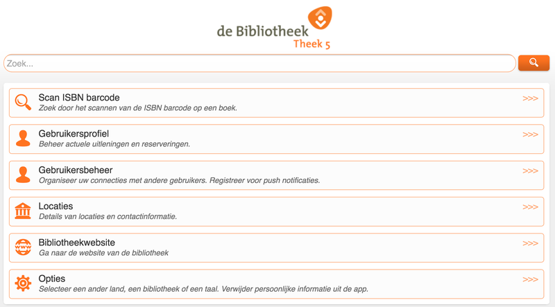 Beginscherm Beginscherm