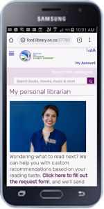 BWG Library Iguana mobile enabled