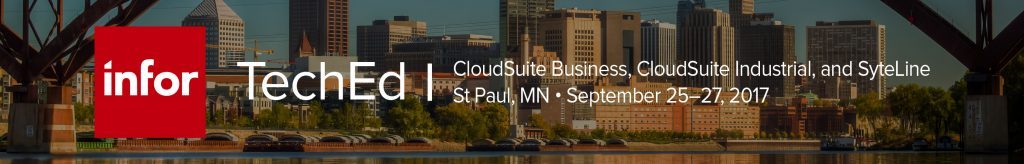 Technical training at Infor TechEd for Infor CloudSuite Business and Industrial
