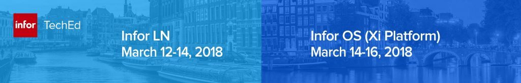 Infor TechEd in Amsterdam