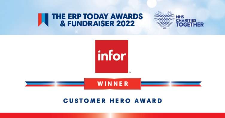 ERP Today Customer Hero Award 2022 badge