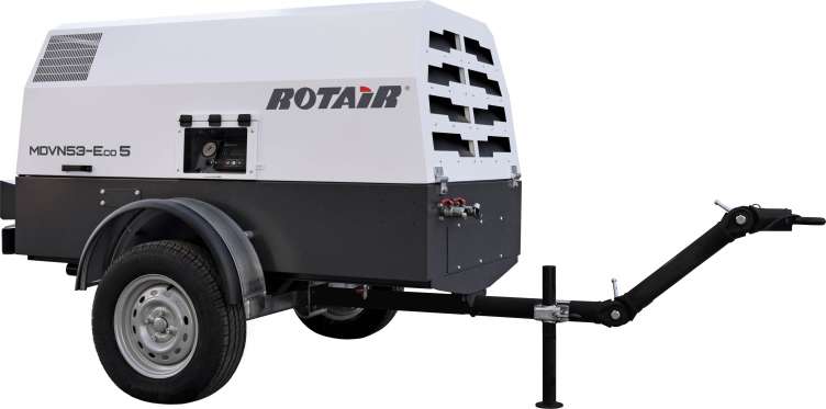 rotair machine on a trailer