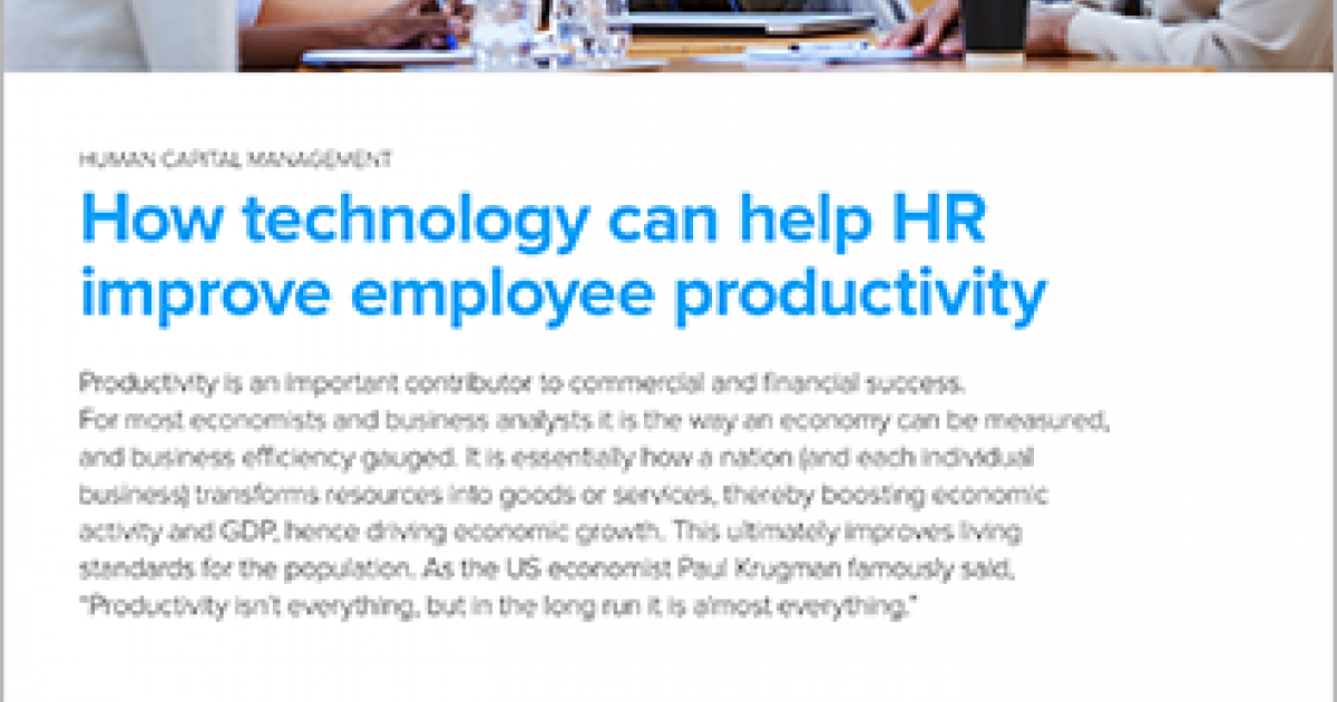 Factors affecting employee productivity pdf picture