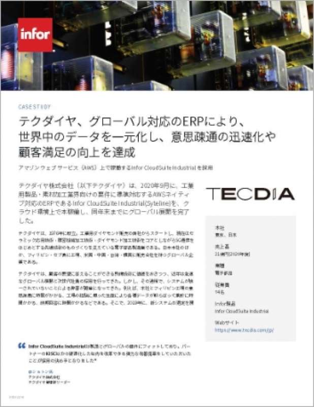 テクダイヤ株式会社事例