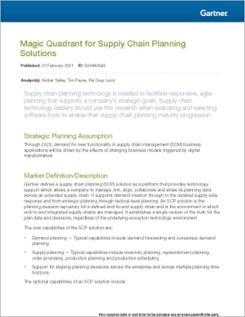 Th 2021 Gartner Magic Quadrant for Supply Chain Planning Analyst Report English 457px