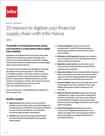 Th 25 reasons to digitize your financial supply chain with Infor Nexus Data Sheet English 457px