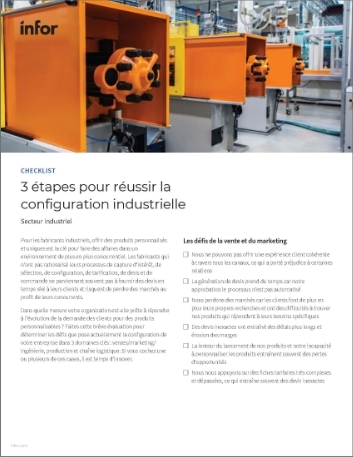 Th 3 steps to achieving enterprise configuration success Checklist French France 457px