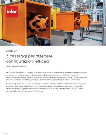 Th 3 steps to achieving enterprise configuration success Checklist Italian 457px