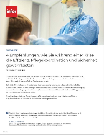 Th 4 ways to ensure efficiency care coordination and safety during a crisis Checklist German 457px