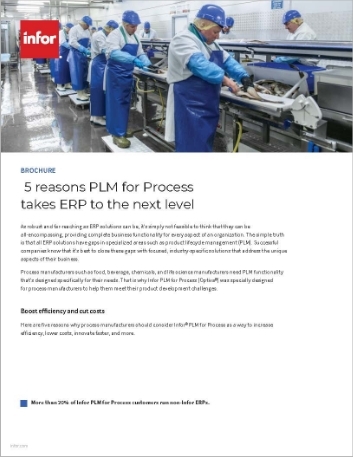Th 5 reasons PLM for Process takes ERP next level Brochure English 457px