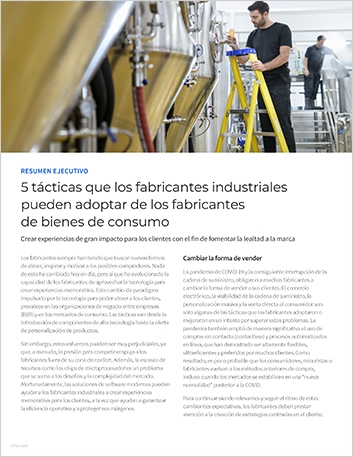 Th 5 tactics industrial manufacturers can borrow from the makers of consumer goods Executive Brief Spanish Spain 457px