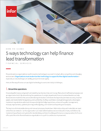 Th 5 ways technology can help finance lead transformation How to Guide English 457px