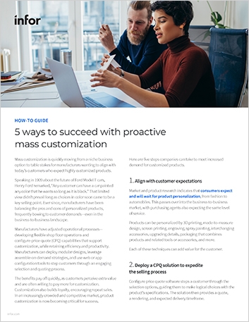 Th 5 ways to succeed with proactive mass customization How to Guide English 457px