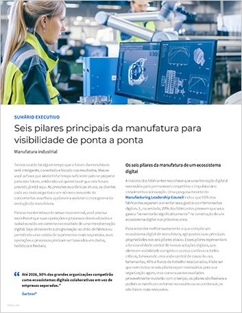 Th 6 key manufacturing pillars for end to end visibility Executive Brief Portuguese Brazil 457px