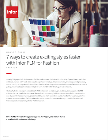 Th 7 ways to create exciting styles faster with Infor PLM for Fashion How to Guide English 457px