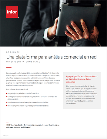 Th A platform for networked business analytics Brochure Spanish LA 457px