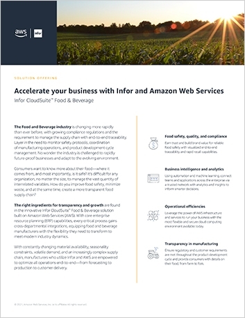 Th Accelerate your business with Infor and Amazon Web Services AWS Brochure English 457px