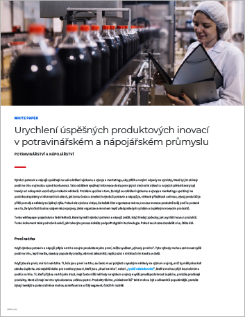 Th Accelerating successful product innovation in food and beverage White Paper Czech 457px