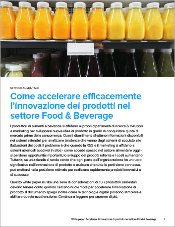 Th Accelerating successful product innovation in food and beverage White Paper Italian 457px