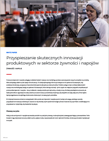 Th Accelerating successful product innovation in food and beverage White Paper Polish 457px