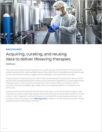 Th Acquiring curating and reusing data to deliver lifesaving therapies Executive Brief English 457px
