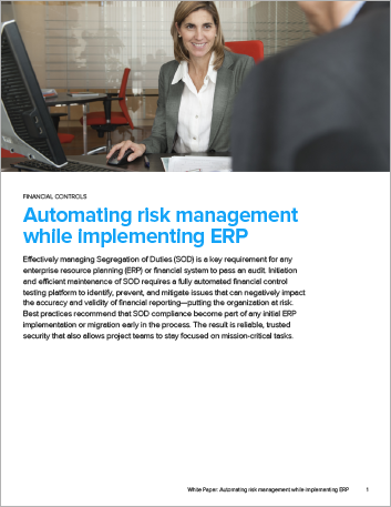 Th Automating risk management while implementing ERP White Paper English 457px