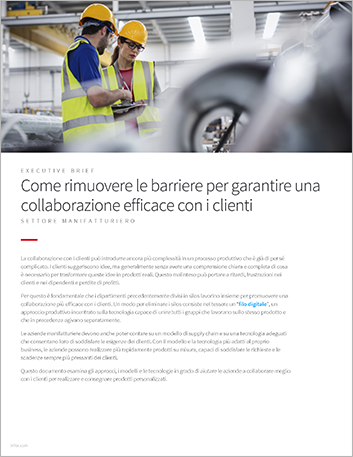 Th Break down barriers for successful customer collaboration Executive Brief Italian 457px