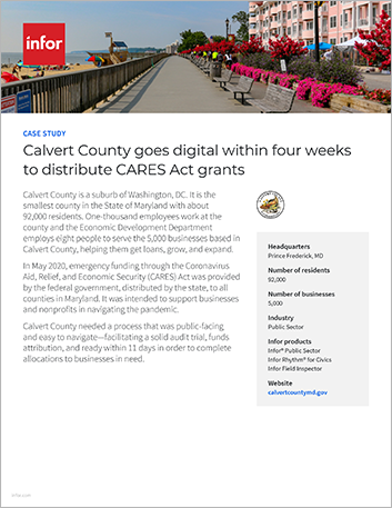 Th Calvert County Case Study Infor Public Sector Infor Rhythm for Civics Public Sector NA English 457px