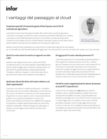 Th Cloud upgrade Qn A with the CIO of Lantmannen Agriculture Executive Interview Italian 457px