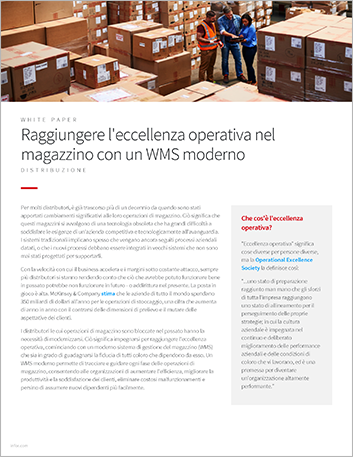 Th Commit to operational excellence in the warehouse with a modern WMS White Paper Italian 457px
