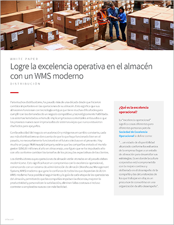 Th Commit to operational excellence in the warehouse with a modern WMS White Paper Spanish LA 457px