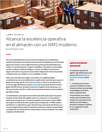 Th Commit to operational excellence in the warehouse with a modern WMS White Paper Spanish Spain 457px