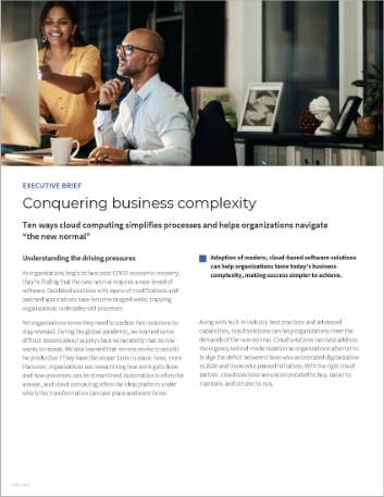 Th Conquering business complexity Executive Brief Sun Systems Campaign Eng 457px