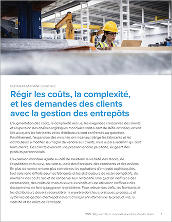 Th Conquering costs complexity and customer demands with warehouse management Executive Brief French France 457px