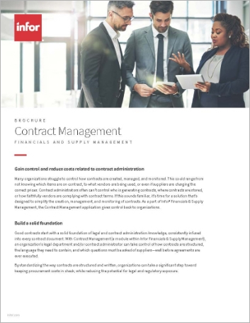 Th Contract Management in Infor Financials and Supply Management Brochure English 457px