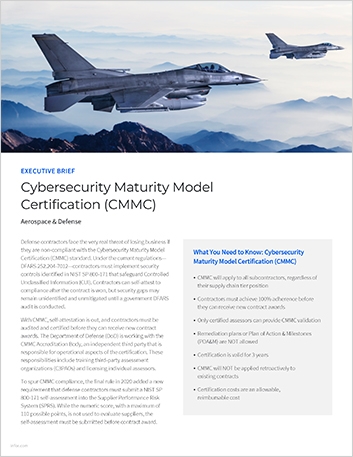 Th Cybersecurity Maturity Model Certification CMMC Executive Brief English 457px