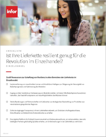 Th Do you have the resilient supply chain needed for the retail revolution Checklist German 457px