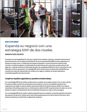 Th Expand your business with a two tier ERP strategy Executive Brief Spanish LATAM 457px
