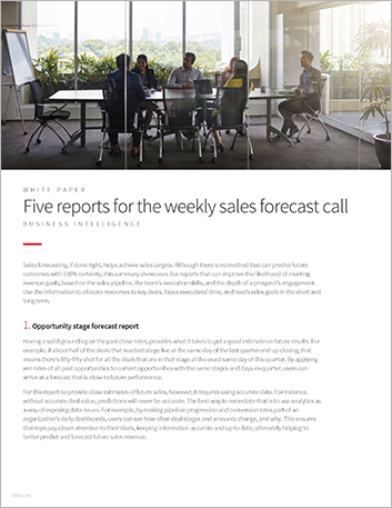 Th Five reports for the weekly sales forecast call White Paper English 457px