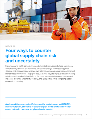 Th Four ways to counter global supply chain risk and uncertainty Executive Brief English 457px